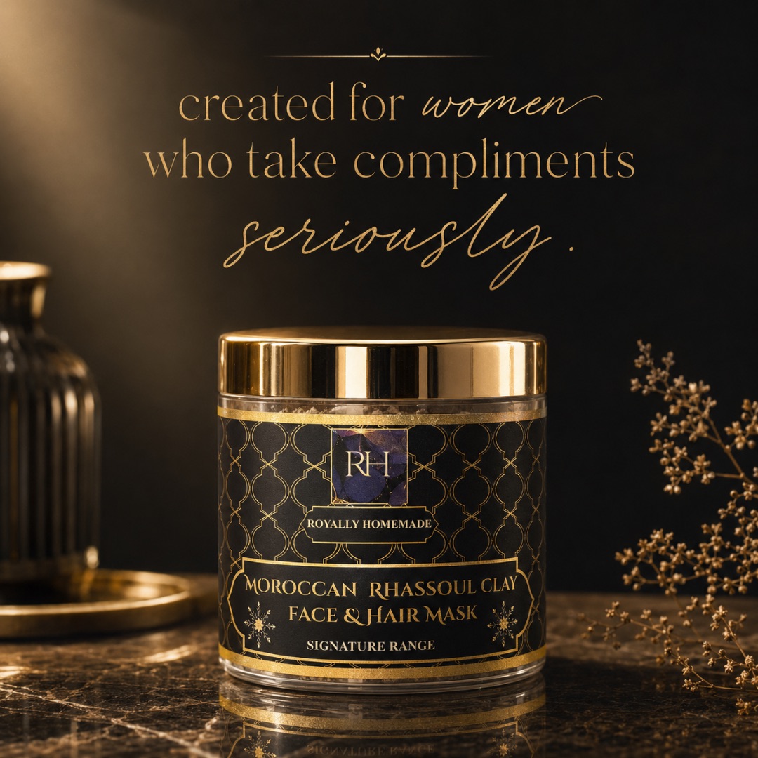 Moroccan Rhassoul Clay Face & Hair Mask — created for women who take compliments seriously