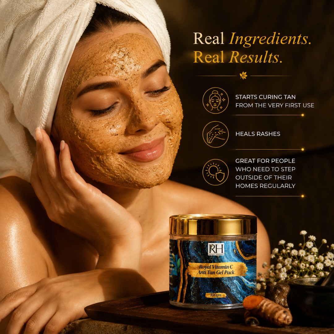 Royal Vitamin C Anti Tan Gel Pack — real ingredients, real results