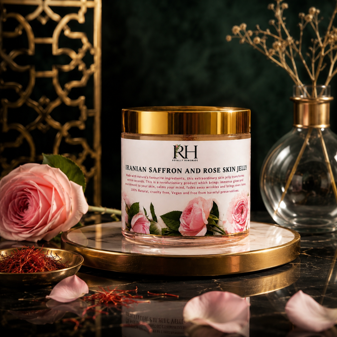 Iranian Saffron & Rose Skin Jelly 100gm